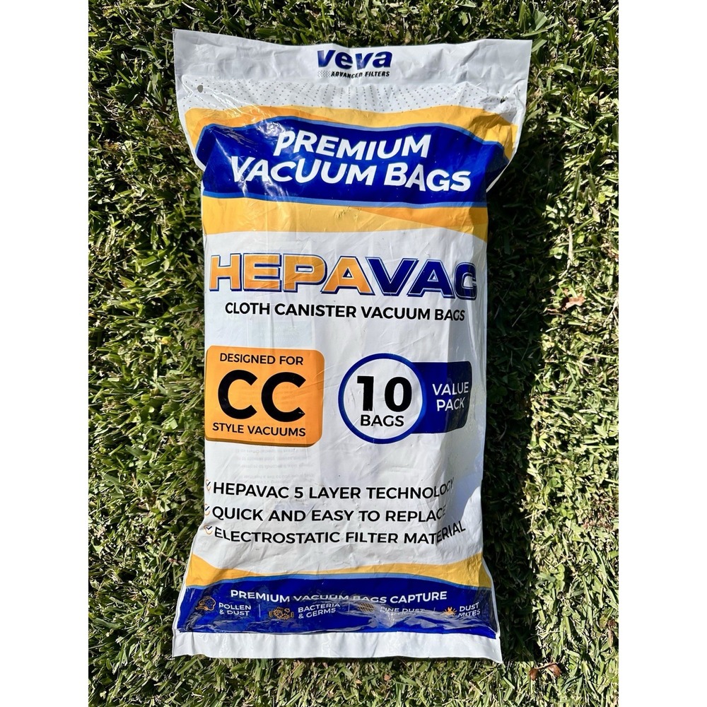 Qty 10 Oreck Type CC HEPA Filter 5-Layer MicroAllergen Cloth Premium Vacuum Bags